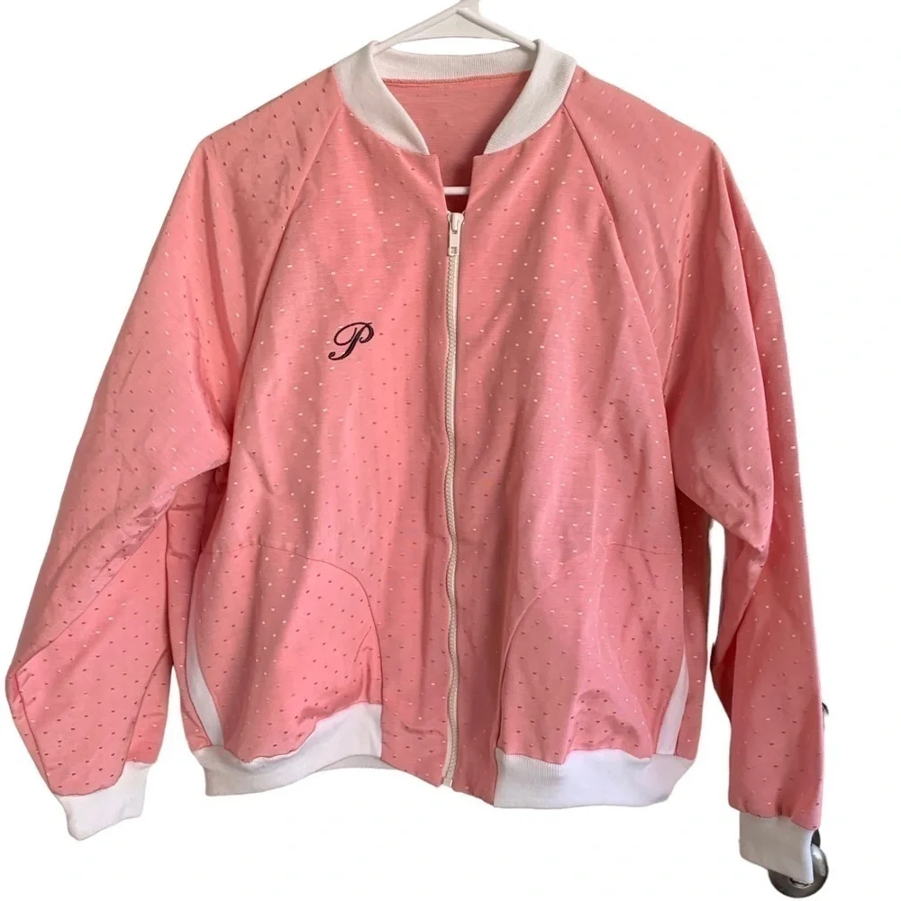 Vintage The Marvels Women’s Jacket Pink Large Club - Picture 1 of 5